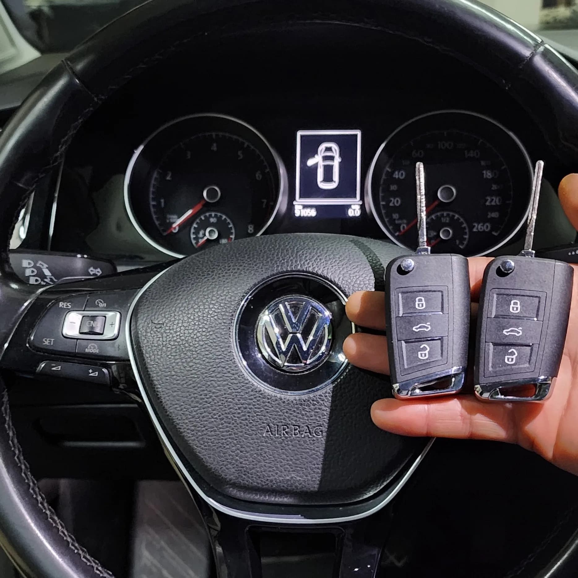 Volkswagen oto anahtar kumandası