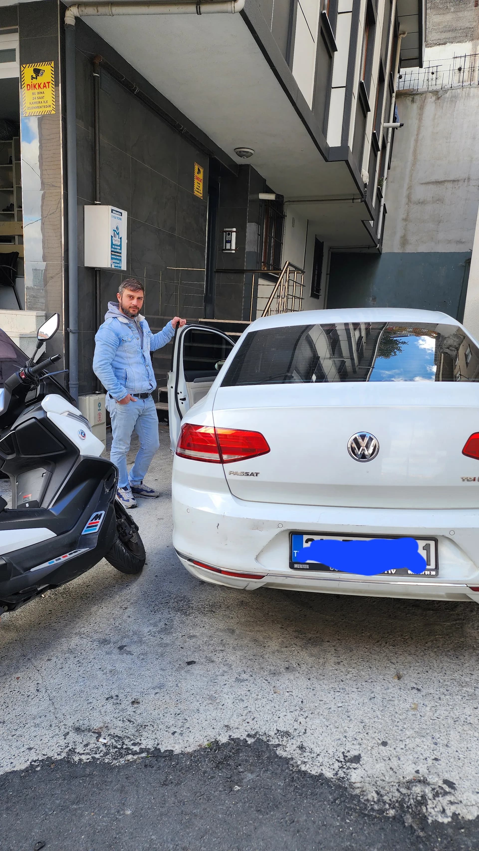 Volkswagen Passat araç kapı açma